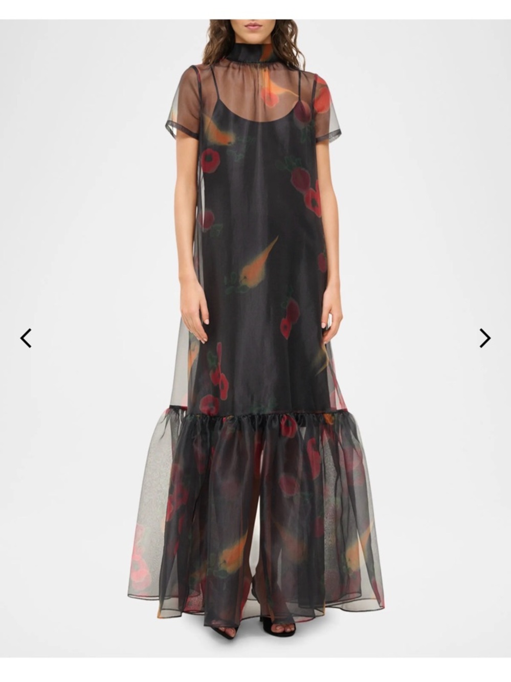 STAUD Black Calluna Dress - Farmer’s Market - size xs NWT
